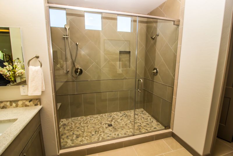 Minimalist Walk-In Shower